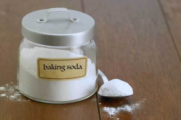 Container of baking soda