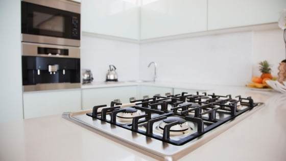 Picture of gas stove top