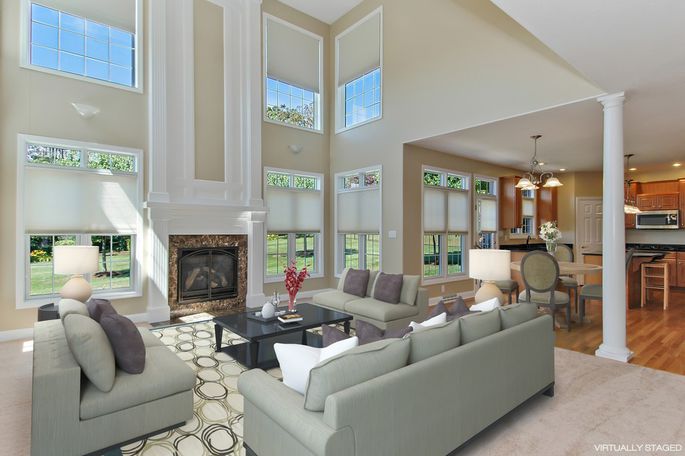 Beautifully furnished family room